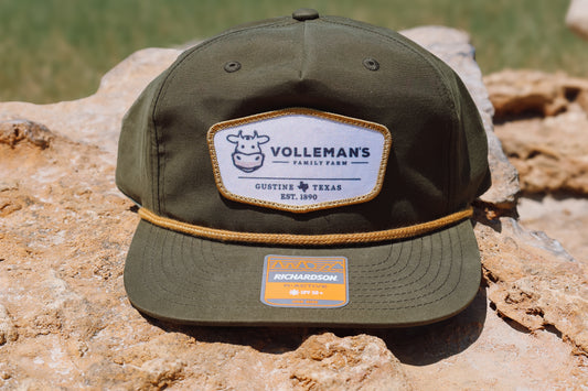 Rope Patch Hat - Olive Green