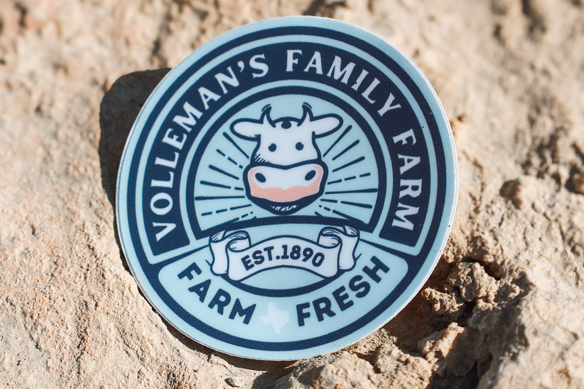 Farm Fresh Sticker - 3″×2.5″