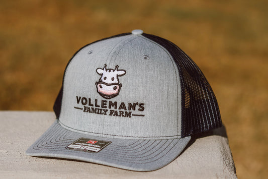Hat - Heather Grey & Navy
